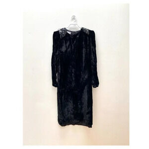 Vintage - 1980s Velvet Holt Renfrew Dress